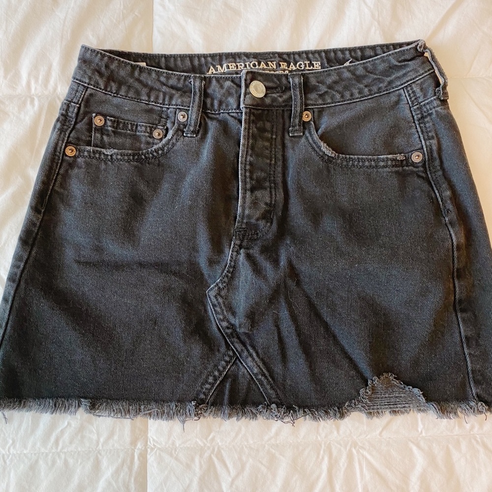 black denim skirt!!!